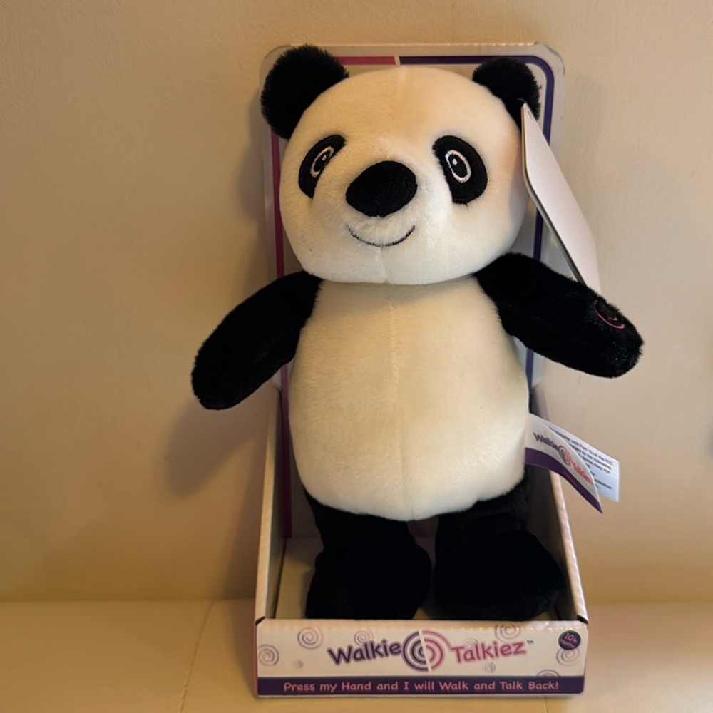 Panda 10” toy plush animated interactive
